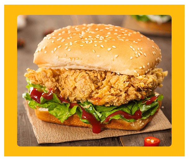 泰式香辣鸡腿堡