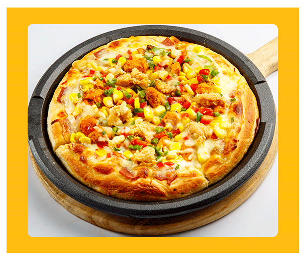 奥尔良鸡肉披萨